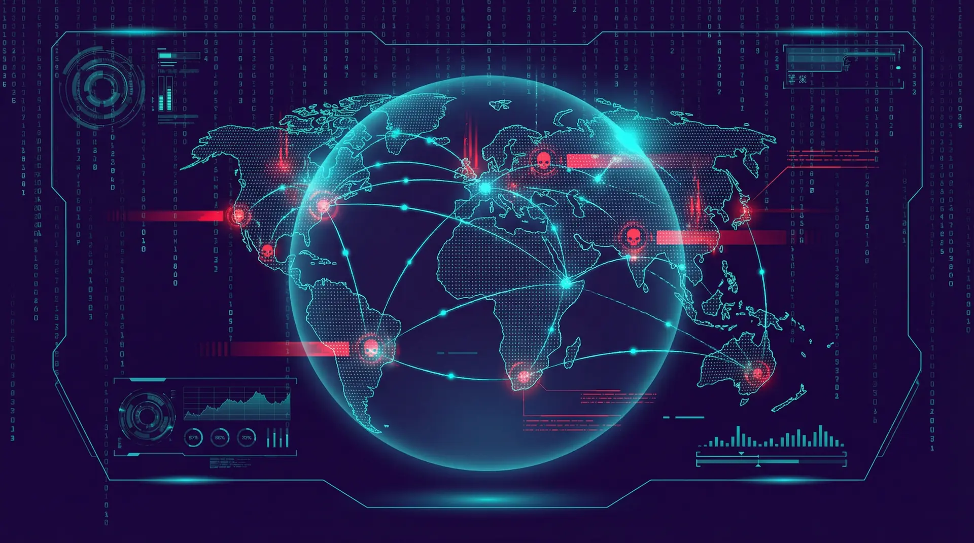 全球网络攻击态势 - 51黑料 | 暗网威胁监控
